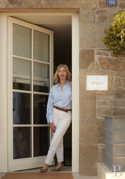 Dans les Côtes-d’Armor, à Saint-Jacut, une maison de village décorée comme un bateau de croisière des années 1940 - photo  n°2
